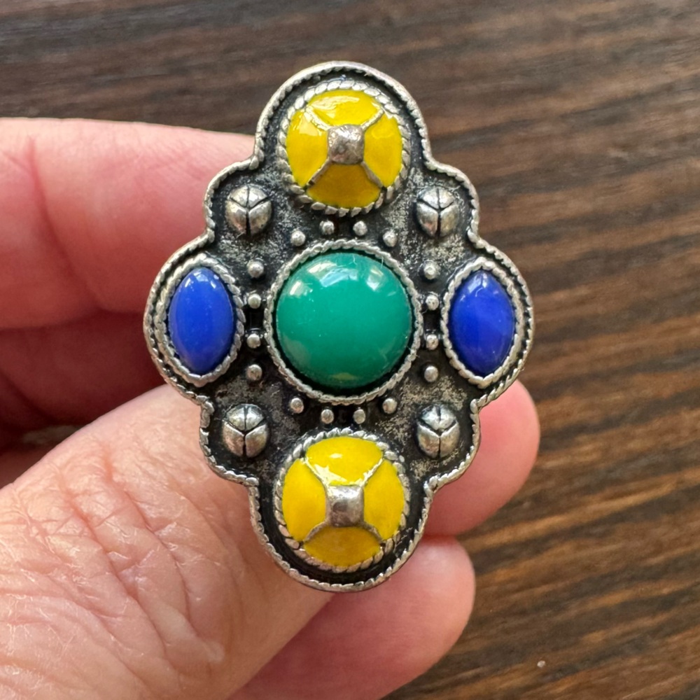 Large Lucky Brand Ring - sz 7